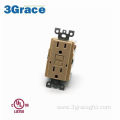 3Grace TS15 Self Testing GFCI With LED Indicator